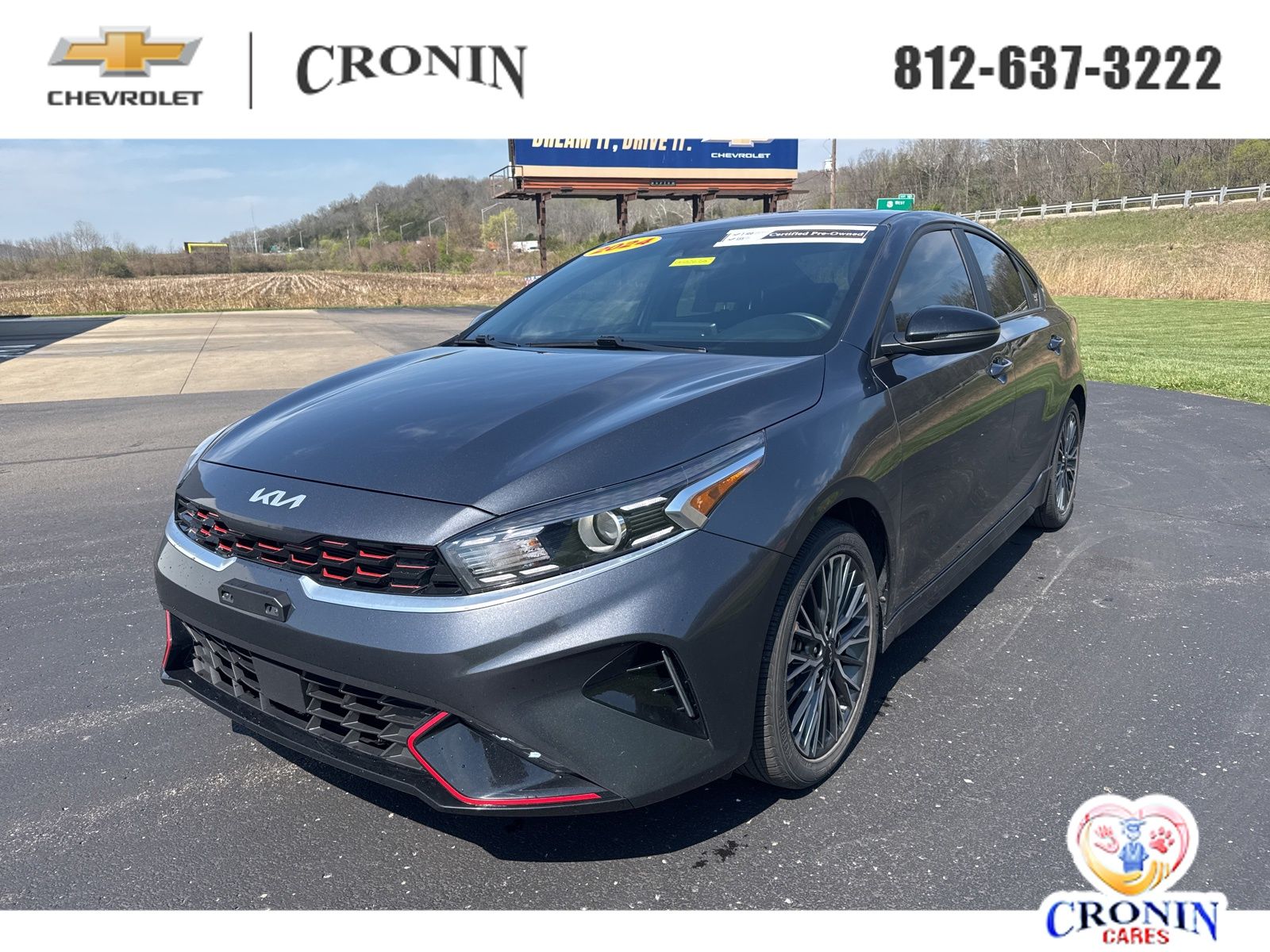 Gravity Gray 2024 Kia Forte GT-Line FWD Sedan Front-Wheel Drive Continuously Variable Transmission