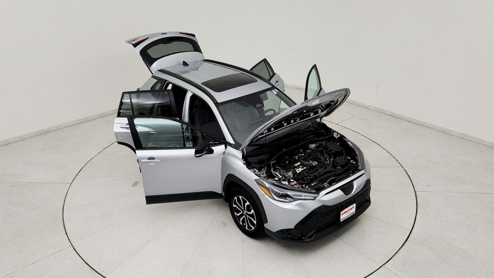 Used 2025 Silver Toyota Hybrid SE image 21