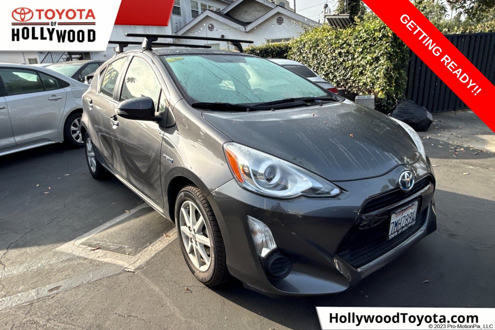 Gray 2015 Toyota Prius c Three Hatchback Front-Wheel Drive Continuously Variable Transmission