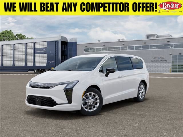 White 2027 Chrysler Pacifica Minivan All-Wheel Drive 9-Speed Automatic