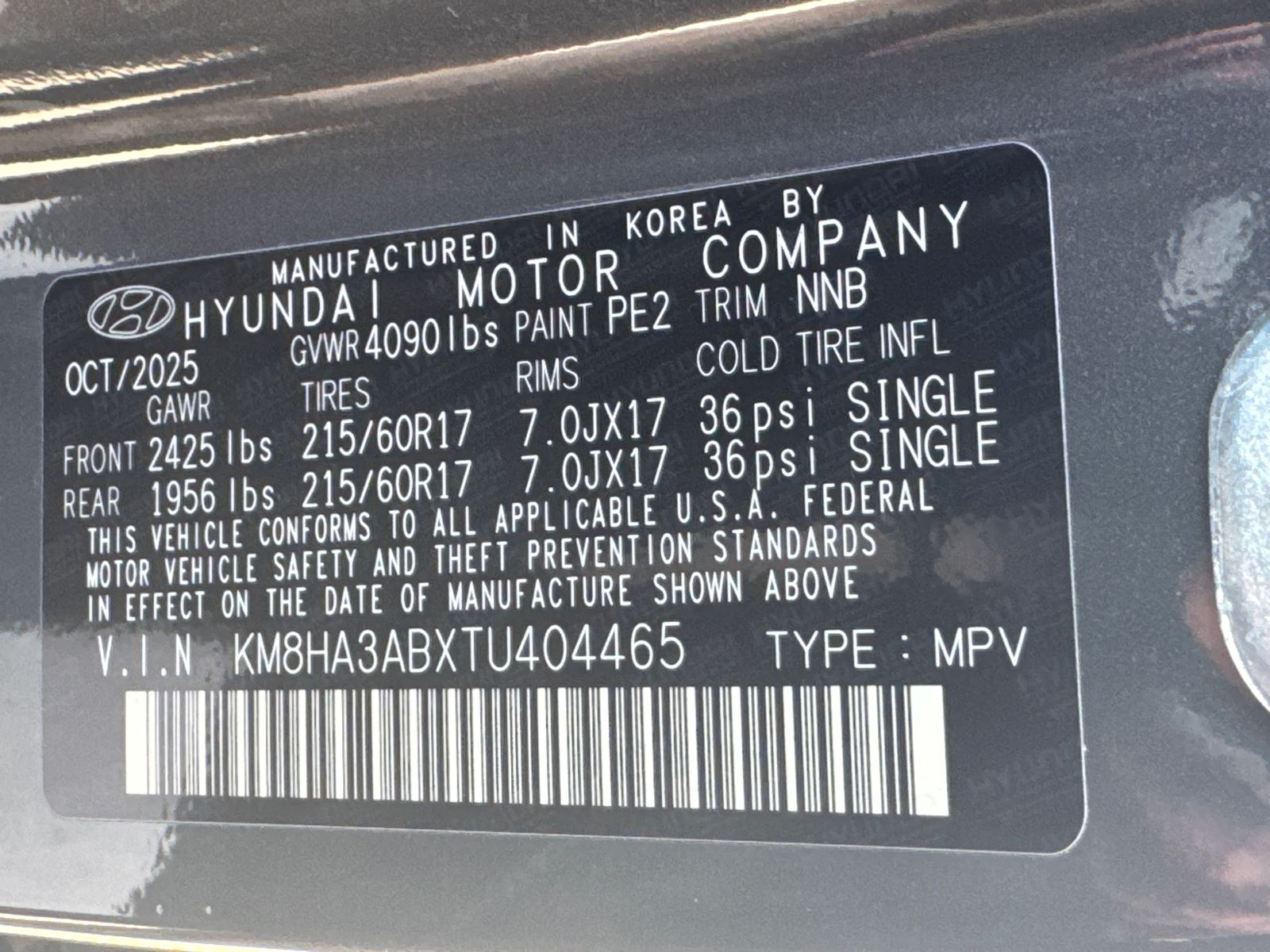 Used 2026 Gray Hyundai SE image 32
