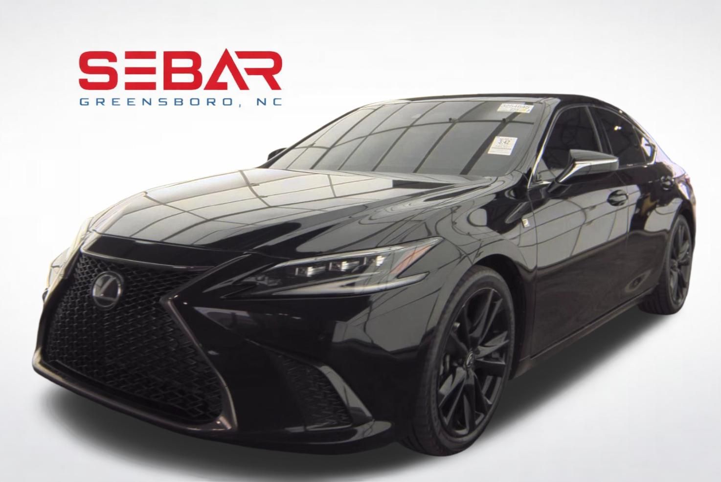 Black 2022 Lexus ES 350 F Sport FWD Sedan Front-Wheel Drive 8-Speed Automatic