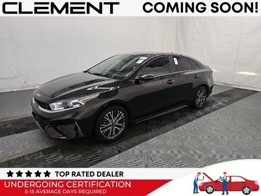 Aurora Black Pearl 2022 Kia Forte GT-Line FWD Sedan Front-Wheel Drive Continuously Variable Transmission