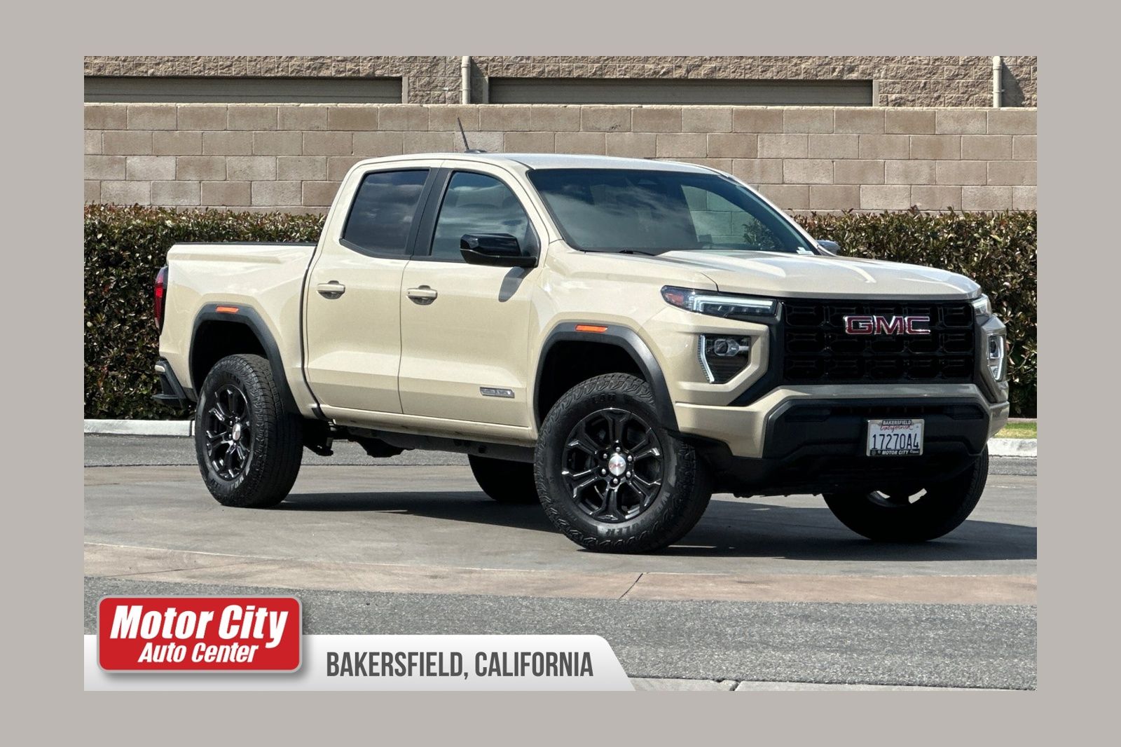 Desert Sand Metallic 2024 GMC Canyon Elevation Crew Cab RWD Pickup Truck 4X2 8-Speed Automatic