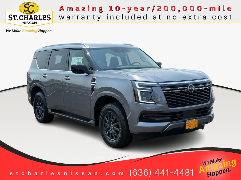 Gray (Gun Metallic) 2026 Nissan Armada SUV / Crossover Four-Wheel Drive 9-Speed Automatic
