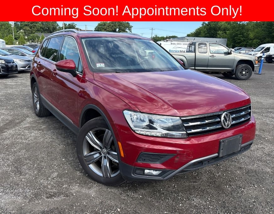 Cardinal Red Metallic 2021 Volkswagen Tiguan SUV / Crossover All-Wheel Drive 8-Speed Automatic