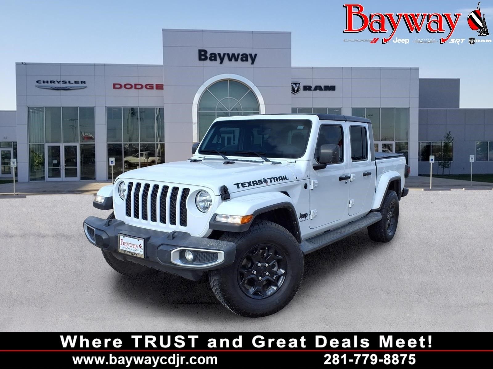 2023 Jeep Gladiator Texas Trail White at Gullo Toyota