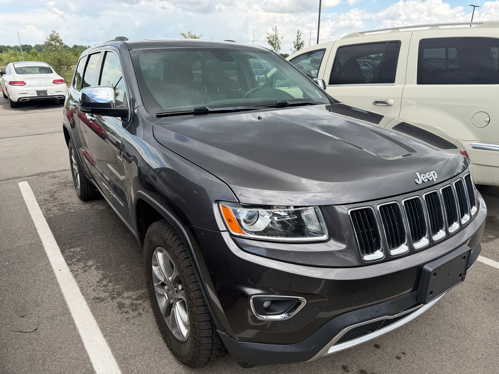 Gray (Granite Crystal Metallic Clearcoat) 2015 Jeep Grand Cherokee SUV / Crossover Four-Wheel Drive 8-Speed Automatic