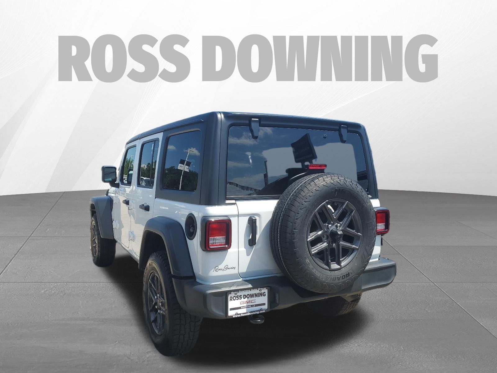 2025 Jeep Wrangler Sport S White at Ross Downing Chevrolet