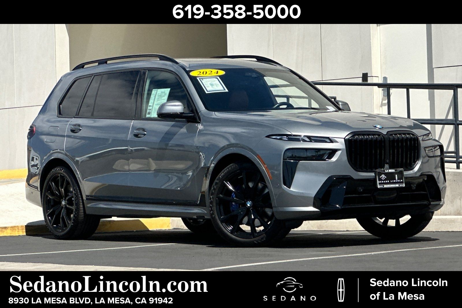 Skyscraper Gray Metallic 2024 BMW X7 xDrive40i AWD SUV / Crossover All-Wheel Drive 8-Speed Automatic