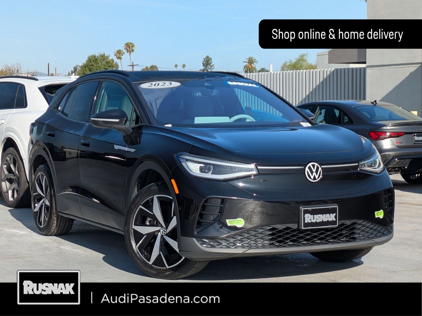 Deep Black Pearl 2023 Volkswagen ID.4 Pro S AWD SUV / Crossover All-Wheel Drive Automatic