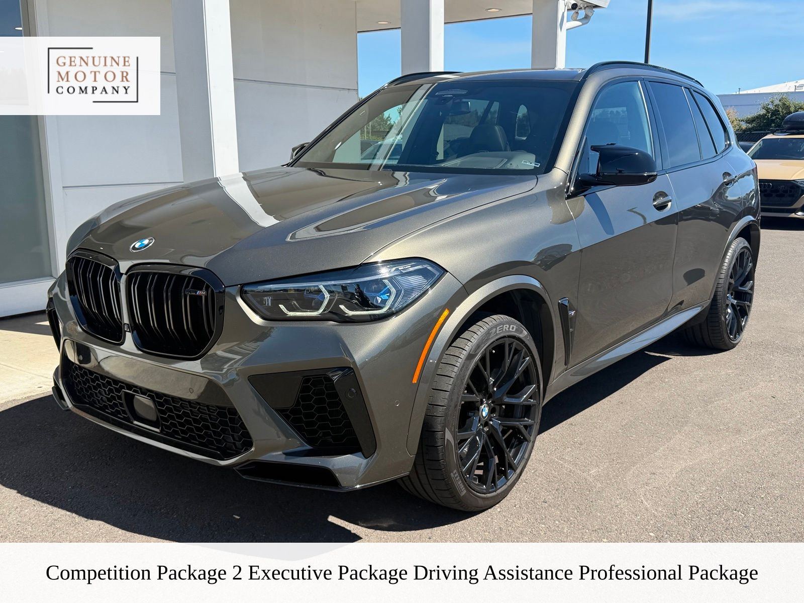 Manhattan Green Metallic 2022 BMW X5 M SUV / Crossover All-Wheel Drive 8-Speed Automatic