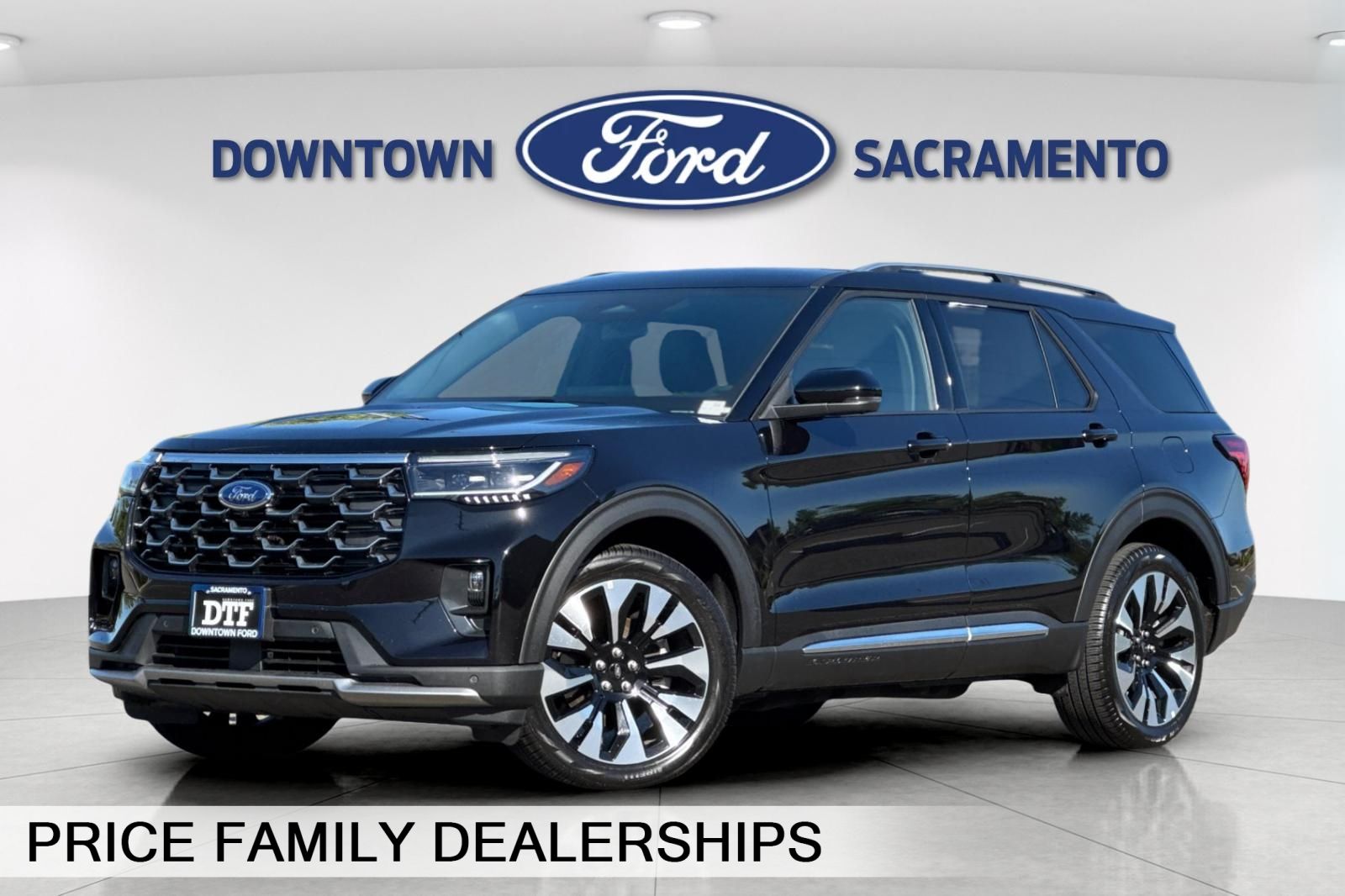 Black Metallic 2026 Ford Explorer Platinum AWD SUV / Crossover All-Wheel Drive Automatic