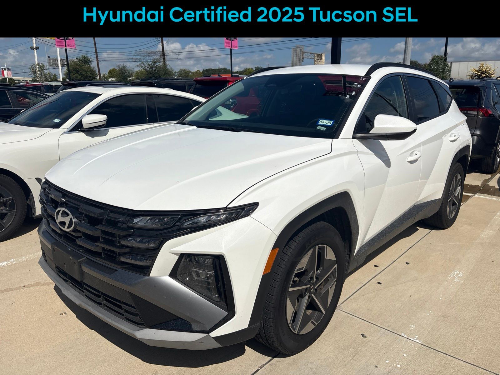 White Pearl 2025 Hyundai Tucson SUV / Crossover Front-Wheel Drive 8-Speed Automatic