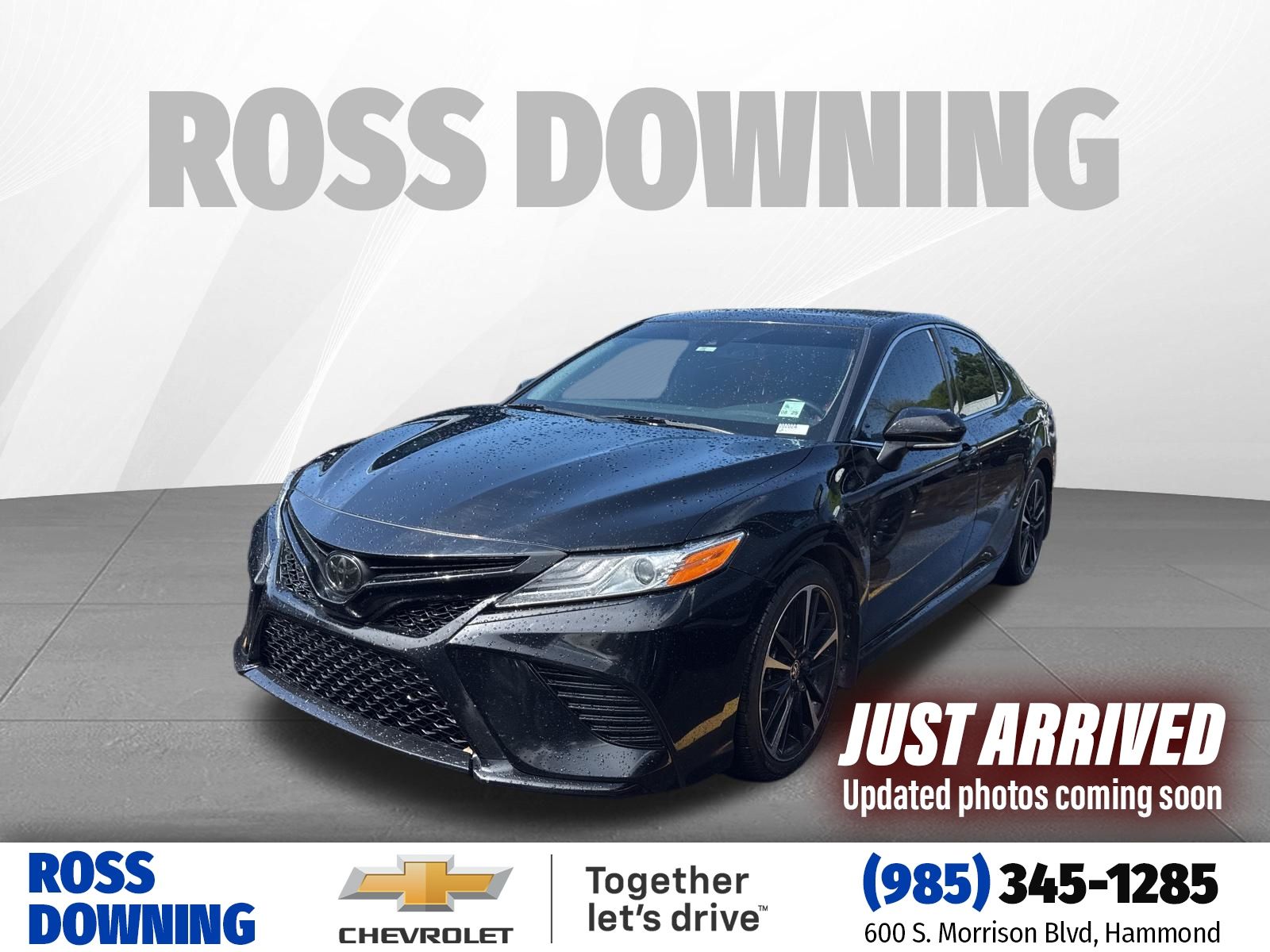 Black 2020 Toyota Camry XSE FWD Sedan Front-Wheel Drive 8-Speed Automatic