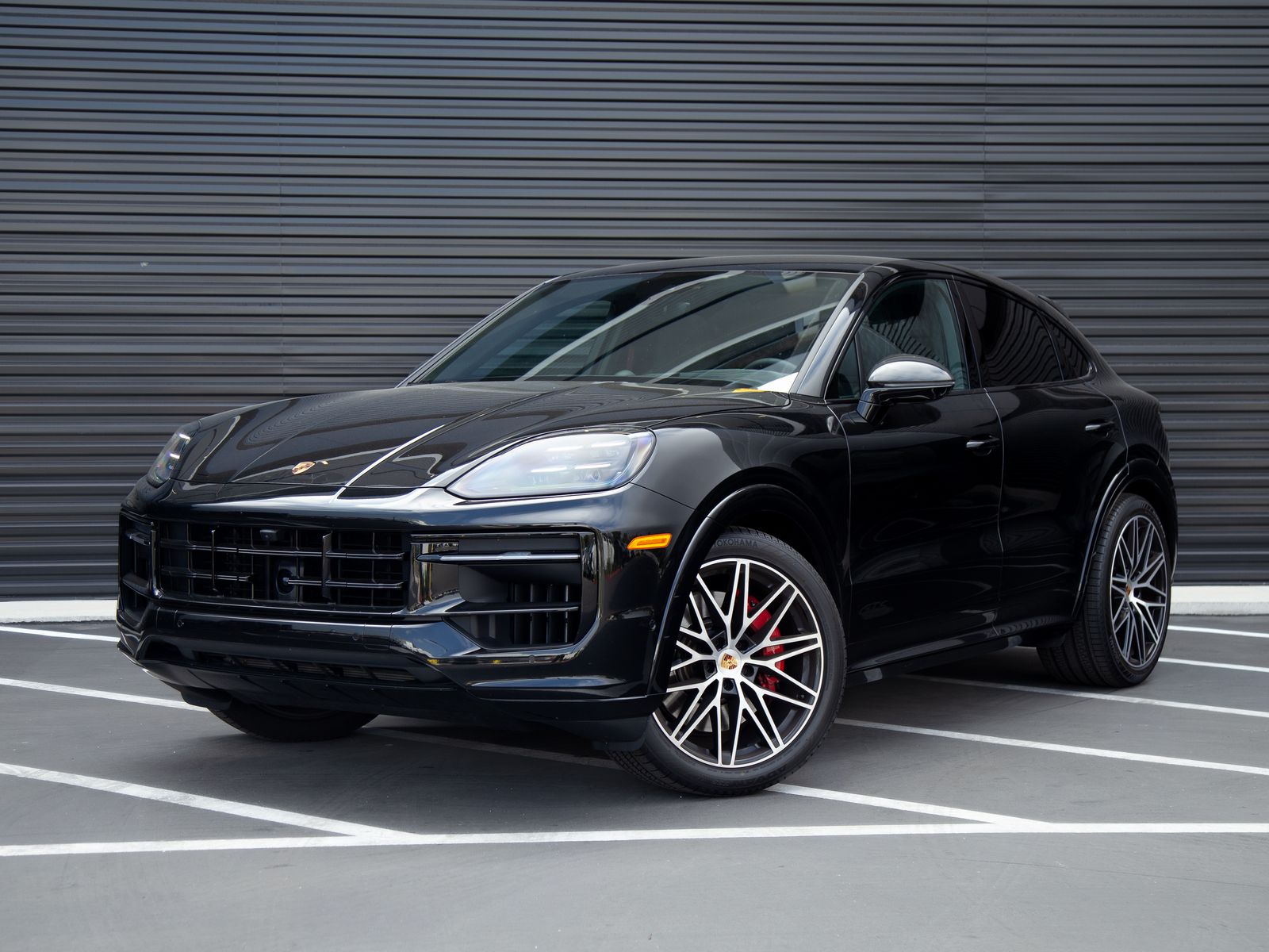 Black 2025 Porsche Cayenne Coupe GTS AWD Coupe All-Wheel Drive 8-Speed Automatic