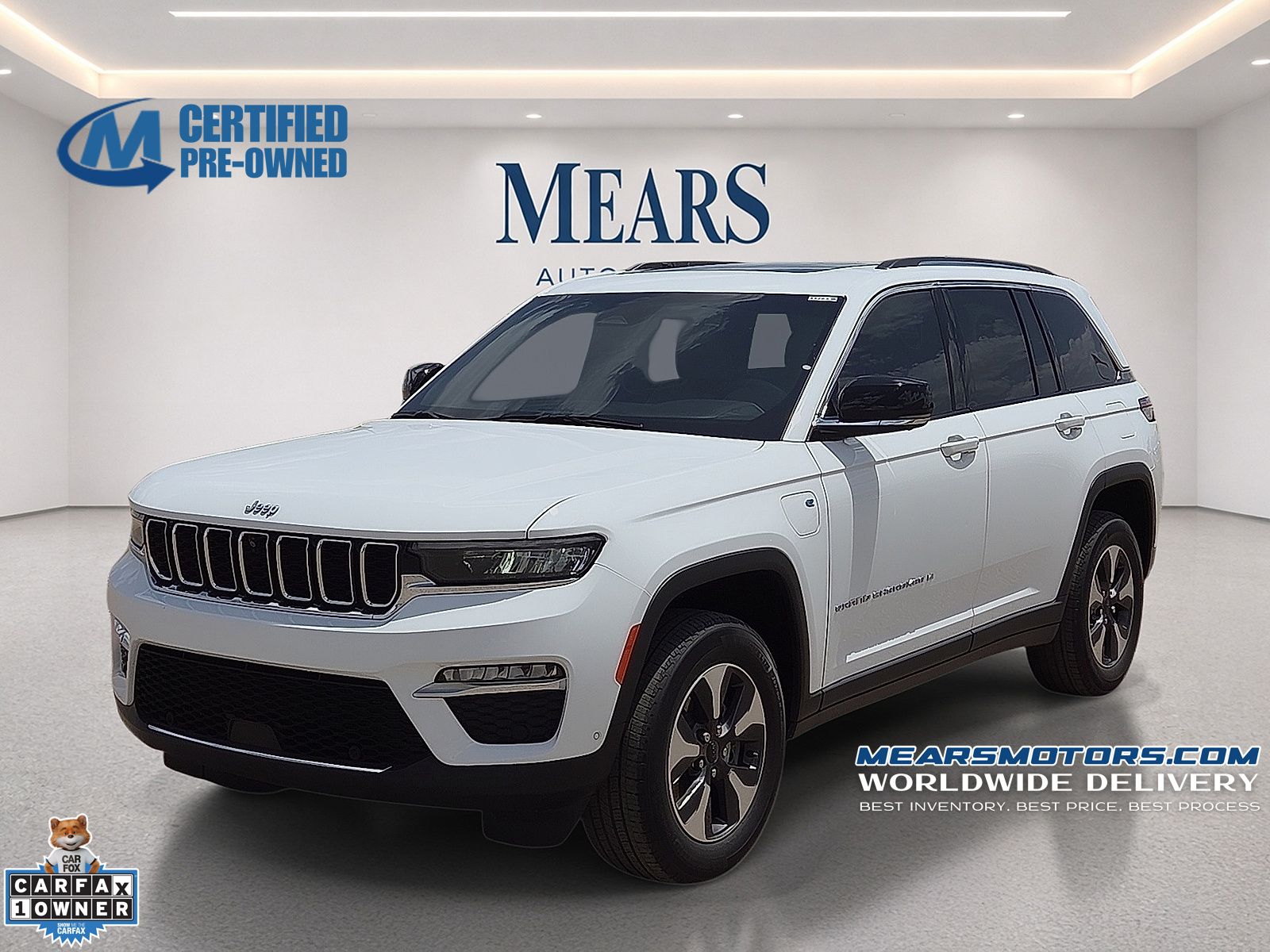 Bright White Clearcoat 2022 Jeep Grand Cherokee 4xe SUV / Crossover Four-Wheel Drive 8-Speed Automatic