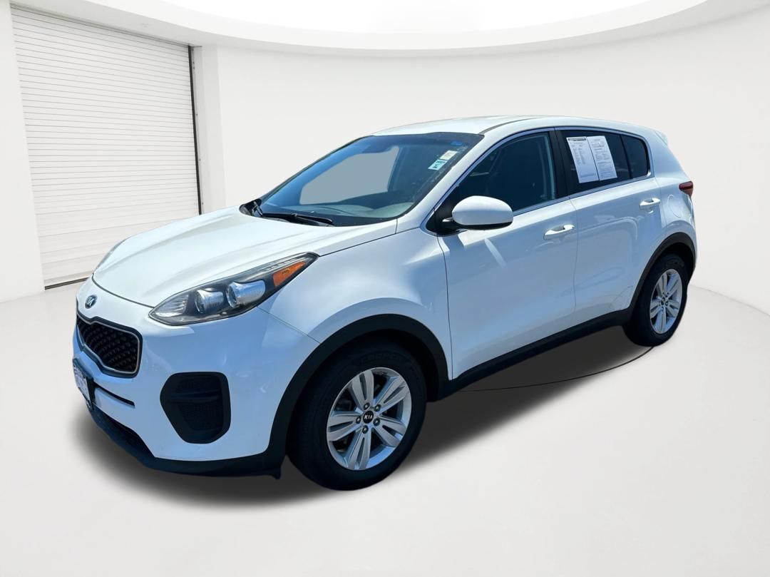 Clear White 2018 Kia Sportage SUV / Crossover Front-Wheel Drive 6-Speed Automatic Overdrive