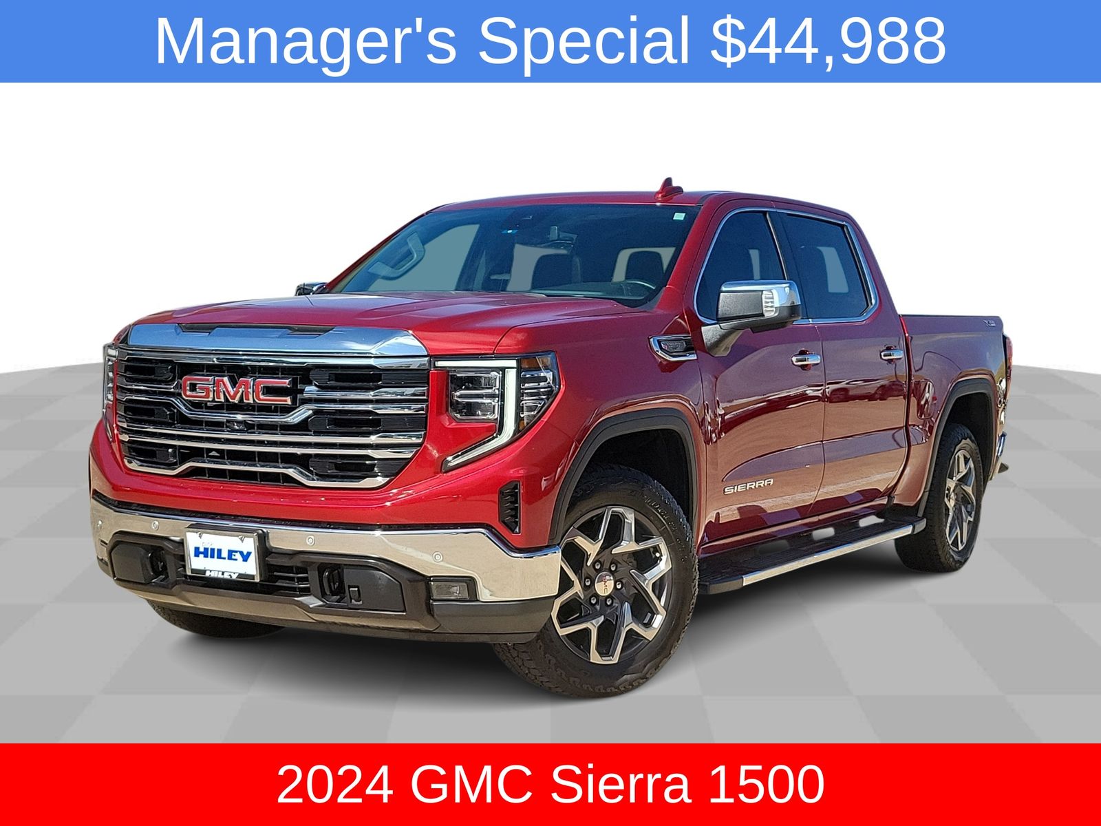 Volcanic Red Tintcoat 2024 GMC Sierra 1500 Pickup Truck Four-Wheel Drive Automatic