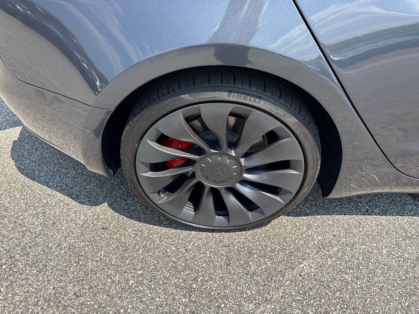 Used 2021 Gray Tesla Performance image 17