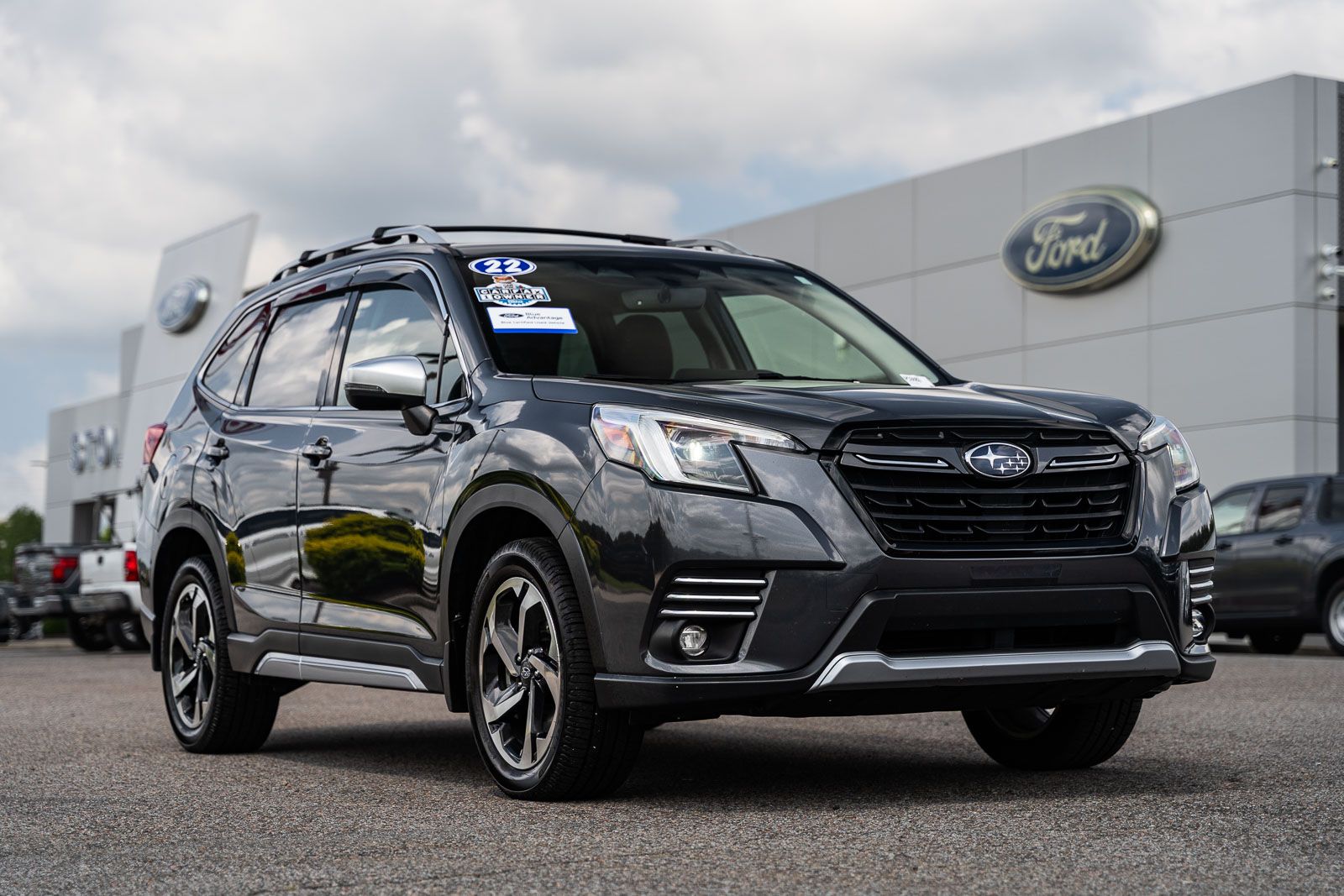 Gray Metallic 2022 Subaru Forester SUV / Crossover All-Wheel Drive Continuously Variable Transmission