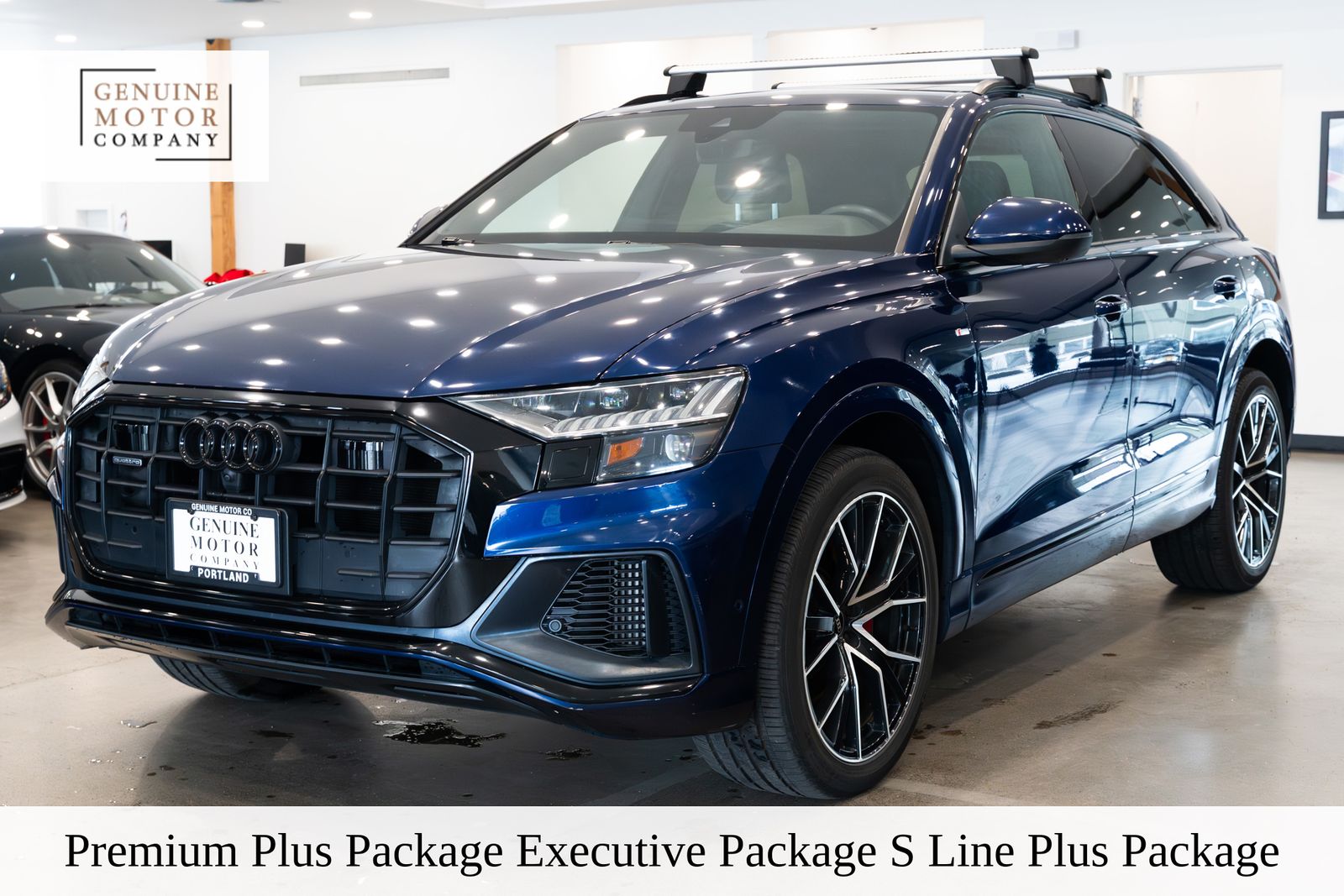 Ascari Blue 2021 Audi Q8 quattro Premium Plus 55 TFSI SUV / Crossover All-Wheel Drive 8-Speed Automatic