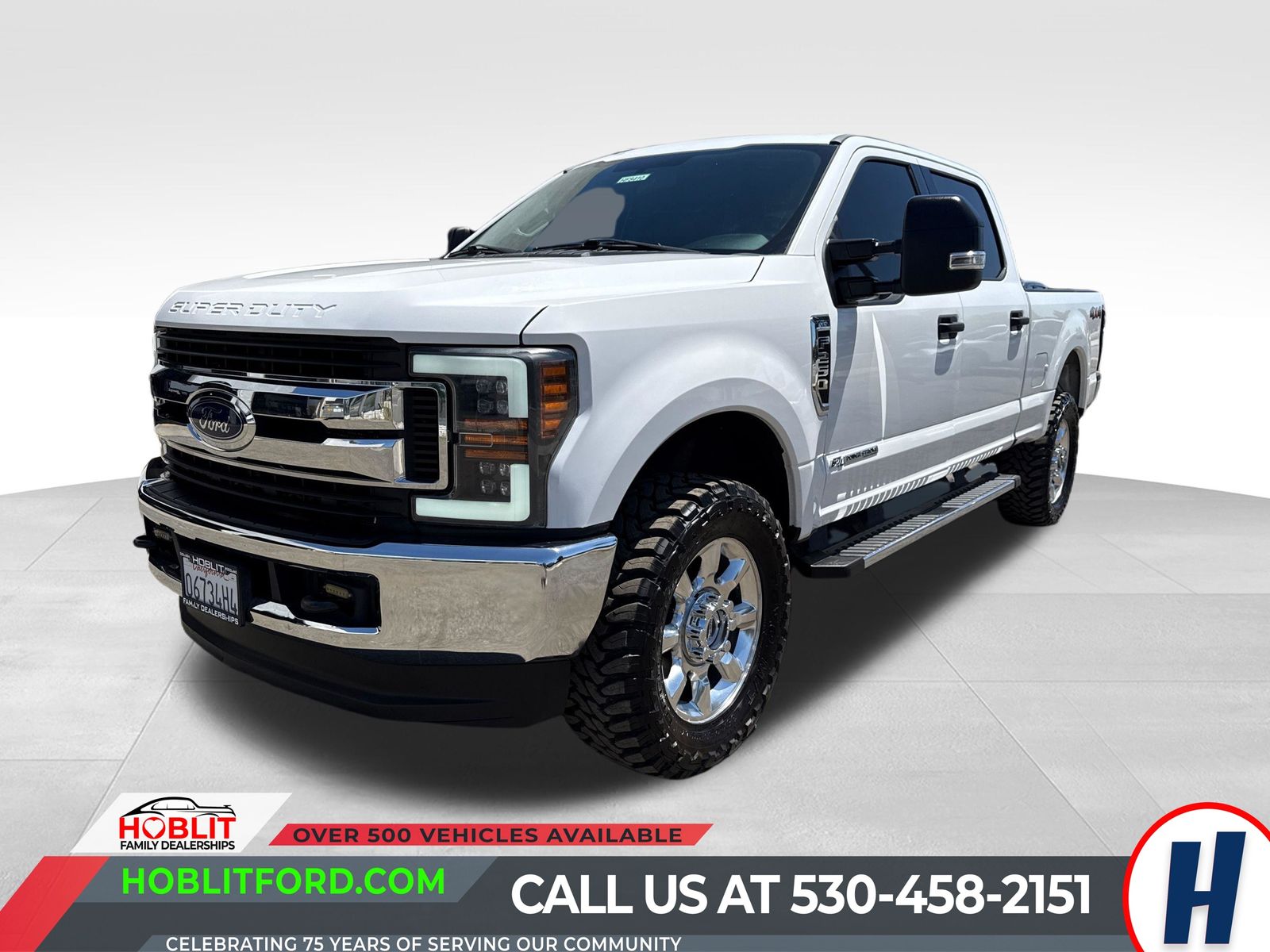 Oxford White 2019 Ford F-250 Super Duty Pickup Truck Four-Wheel Drive 6-Speed Automatic