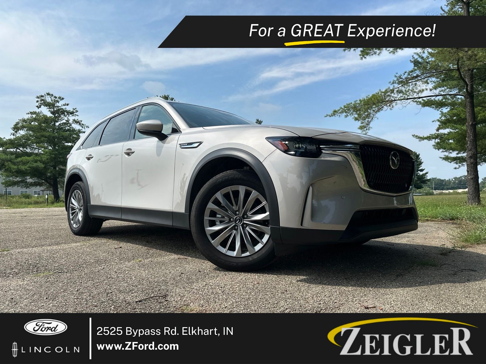 Gray (Platinum Quartz) 2025 Mazda CX-90 SUV / Crossover All-Wheel Drive 8-Speed Automatic