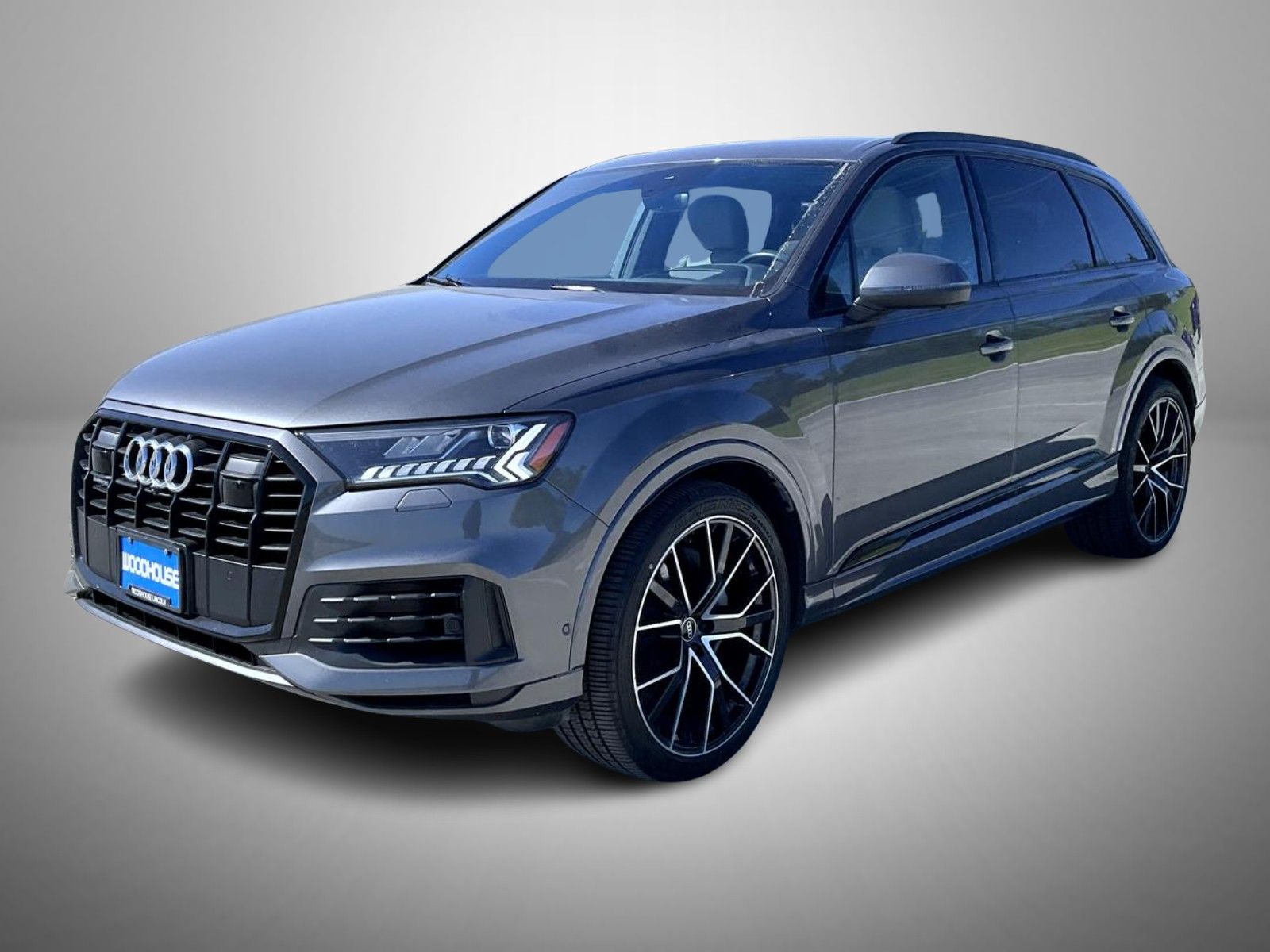 Gray 2021 Audi Q7 quattro Prestige 55 TFSI SUV / Crossover All-Wheel Drive 8-Speed Automatic