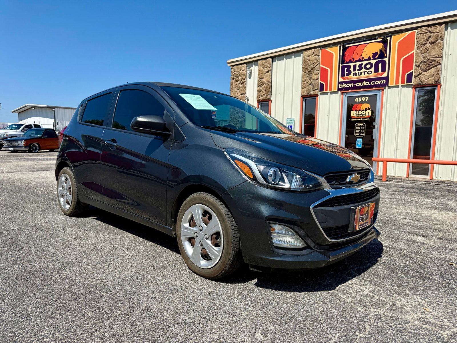 Nightfall Gray Metallic 2022 Chevrolet Spark LS FWD Hatchback Front-Wheel Drive Continuously Variable Transmission
