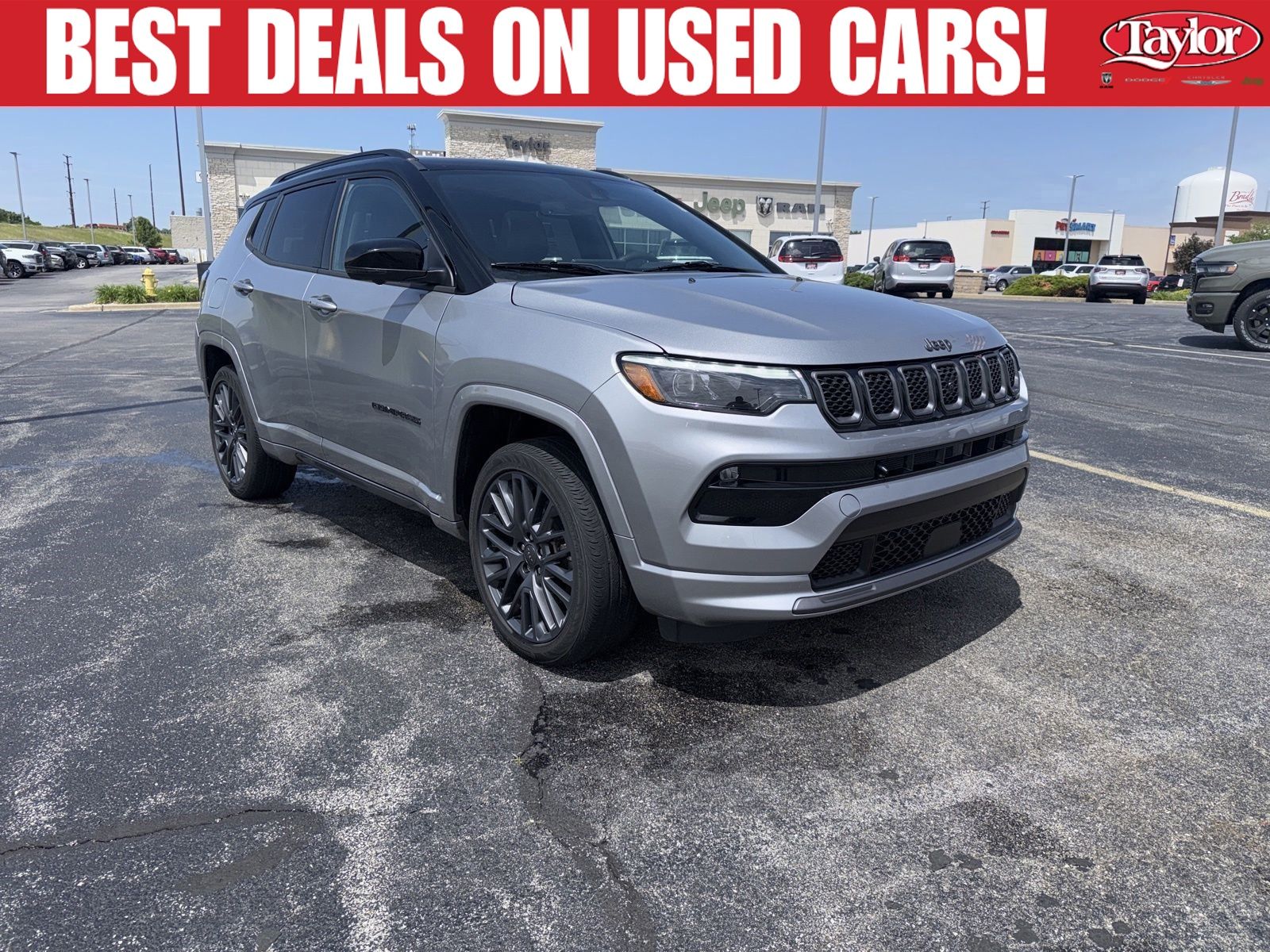 Billet Silver Metallic Clearcoat 2023 Jeep Compass High Altitude 4WD SUV / Crossover Four-Wheel Drive 8-Speed Automatic
