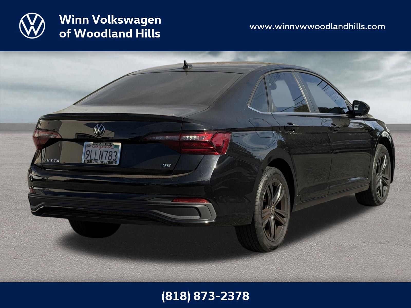 Deep Black 2024 Volkswagen Jetta Sedan Front-Wheel Drive 8-Speed Automatic
