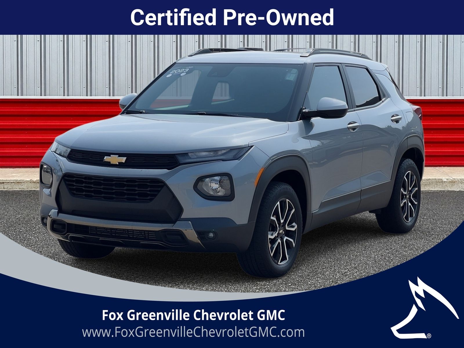 Sterling Gray Metallic 2023 Chevrolet Trailblazer SUV / Crossover Four-Wheel Drive 9-Speed Automatic