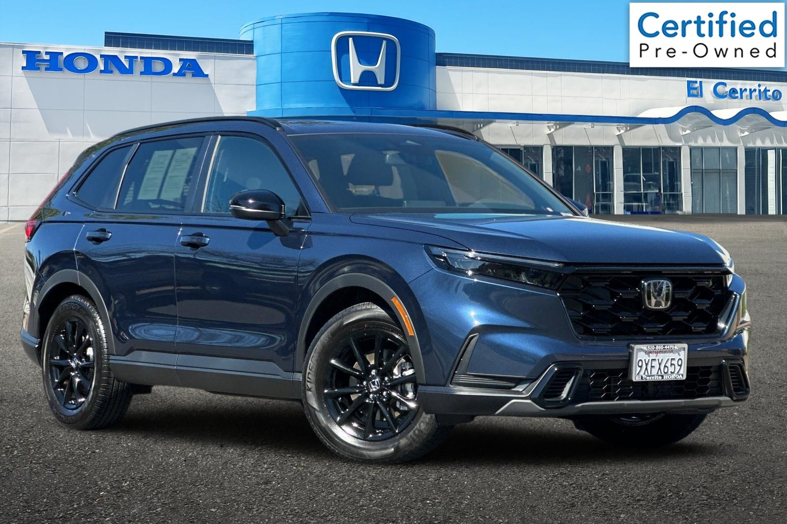 Canyon River Blue Met 2026 Honda CR-V Hybrid Sport FWD SUV / Crossover Front-Wheel Drive Continuously Variable Transmission