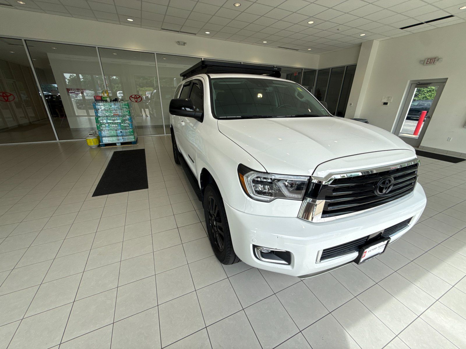 Super White 2020 Toyota Sequoia TRD Sport 4WD SUV / Crossover Four-Wheel Drive 6-Speed Automatic