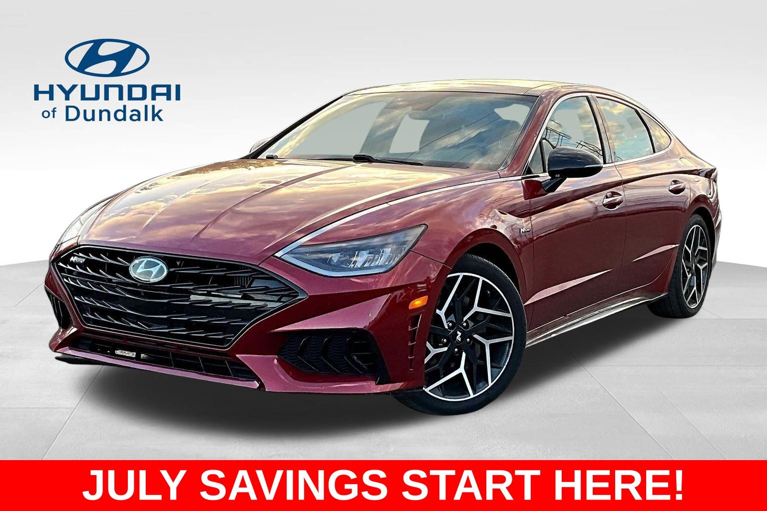 Ultimate Red 2023 Hyundai Sonata Sedan Front-Wheel Drive 8-Speed Dual Clutch