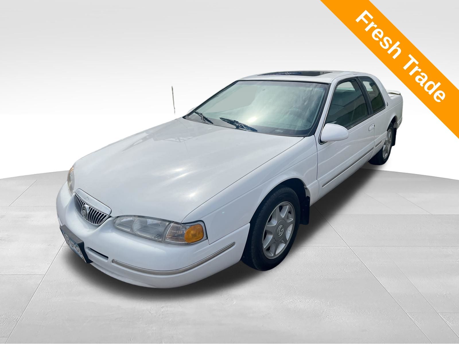 White 1997 Mercury Cougar XR7 Coupe RWD Coupe Rear-Wheel Drive 4-Speed Automatic