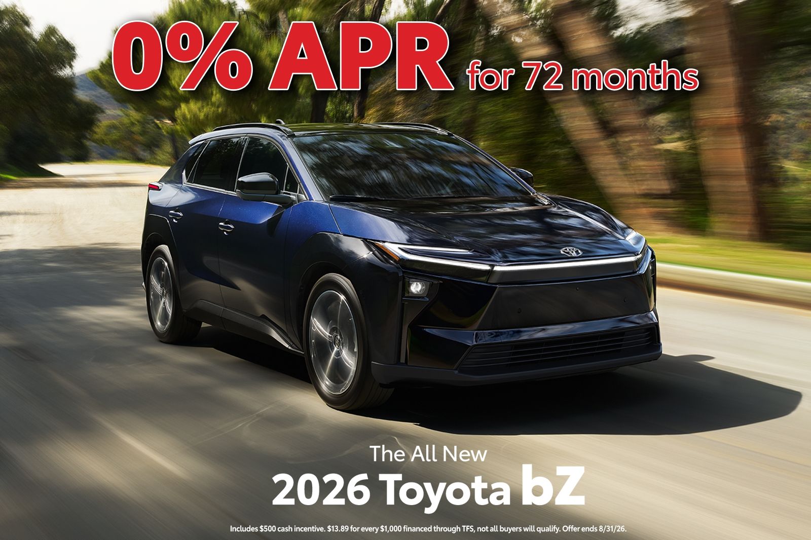 New 2026 Toyota bZ Woodland Sedan