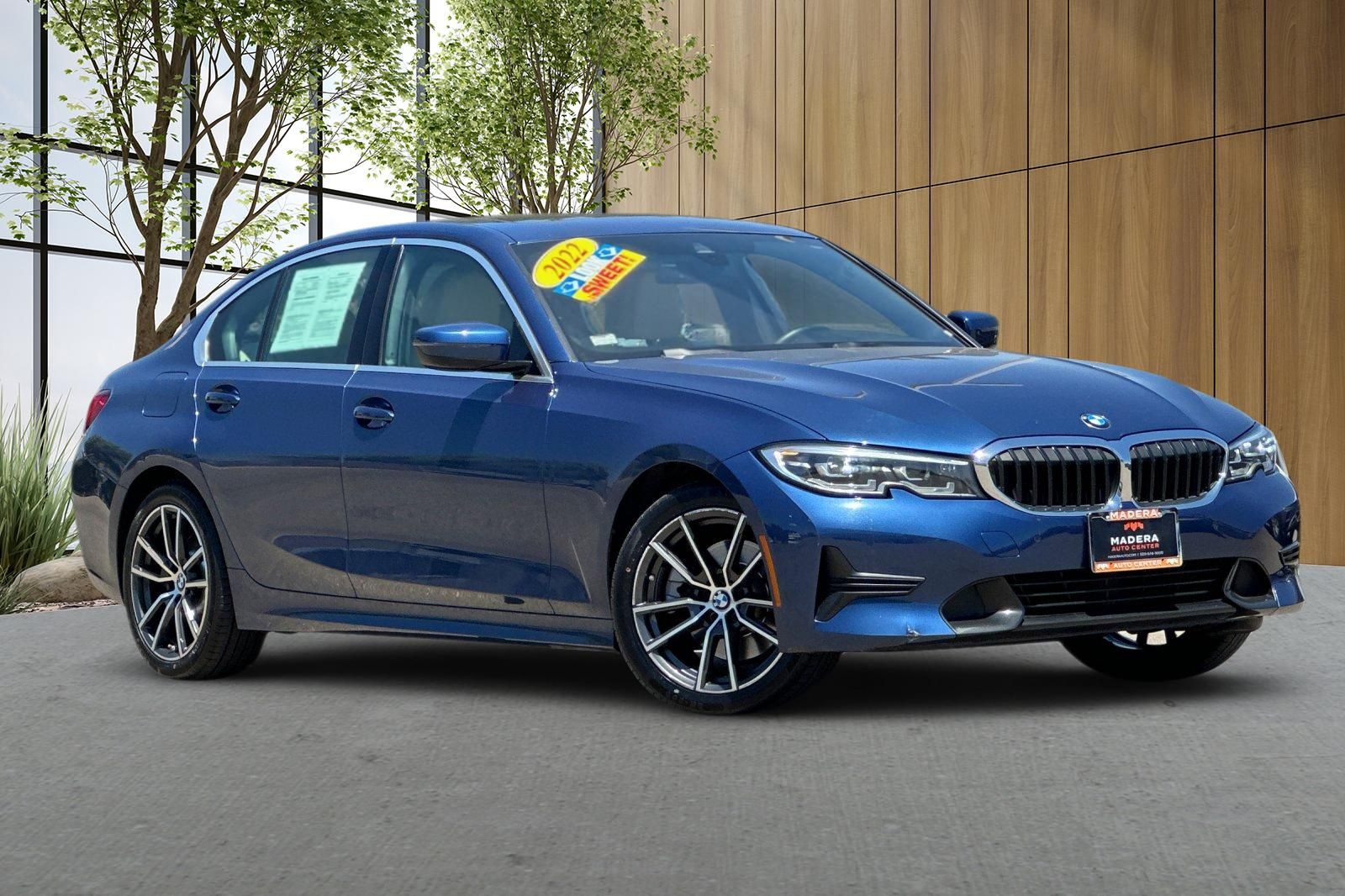 Phytonic Blue Metallic 2022 BMW 3 Series Sedan Rear-Wheel Drive 8-Speed Automatic