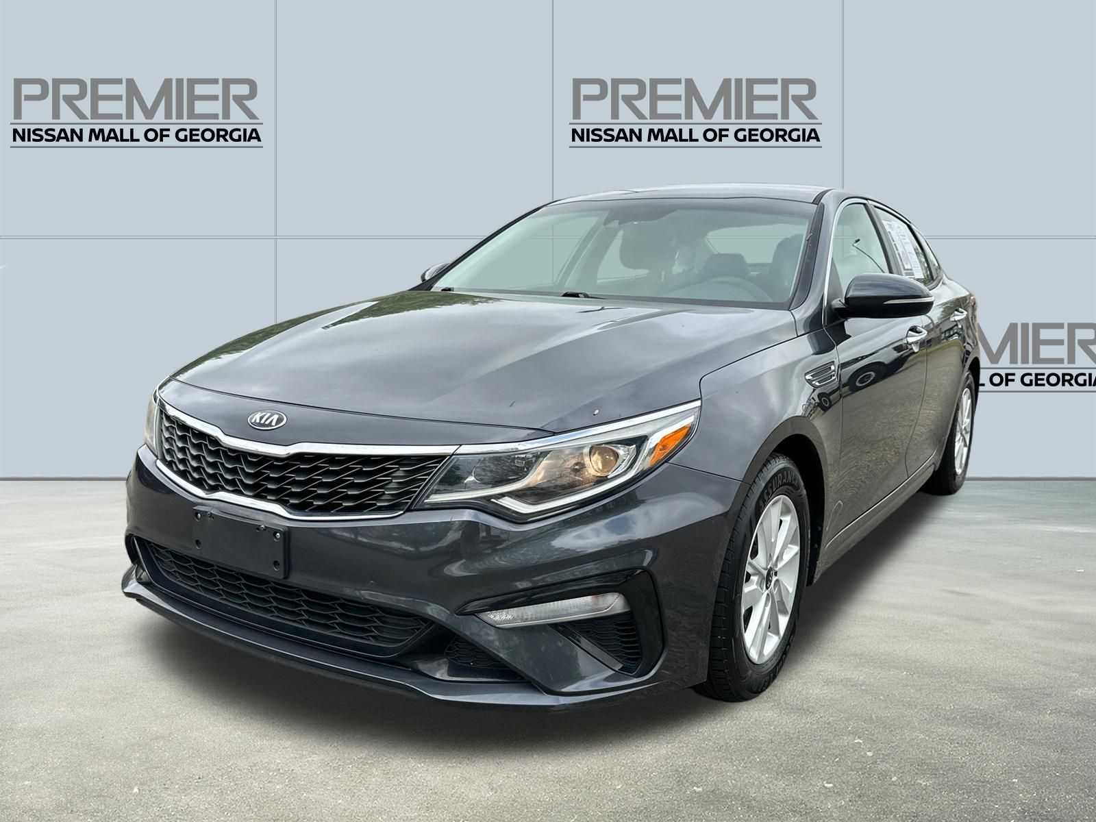 Gray (Platinum Graphite) 2019 Kia Optima LX FWD Sedan Front-Wheel Drive 6-Speed Automatic
