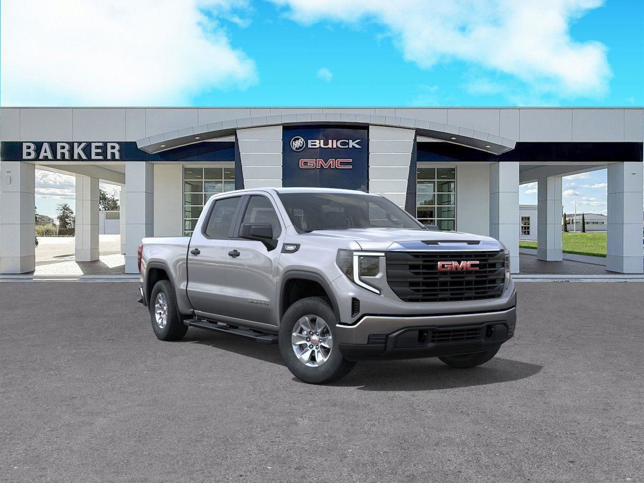 Sterling Metallic 2026 GMC Sierra 1500 Pro Crew Cab RWD Pickup Truck 4X2 8-Speed Automatic