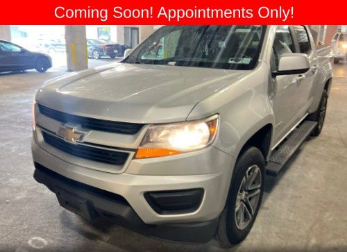 Silver Ice Metallic 2019 Chevrolet Colorado Pickup Truck Four-Wheel Drive 8-Speed Automatic