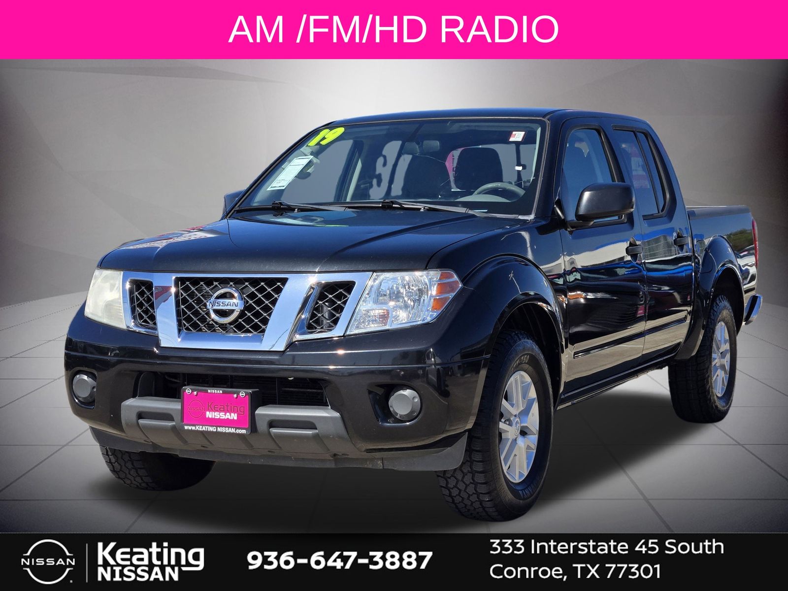 2019 Nissan Frontier SV Black at Bravo Nissan