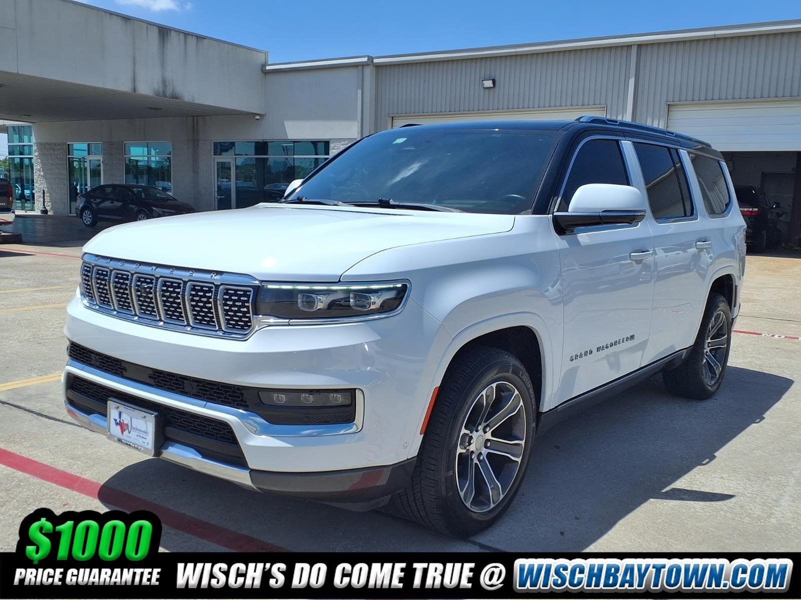 2022 Jeep Grand Wagoneer Series I White at South Houston Nissan