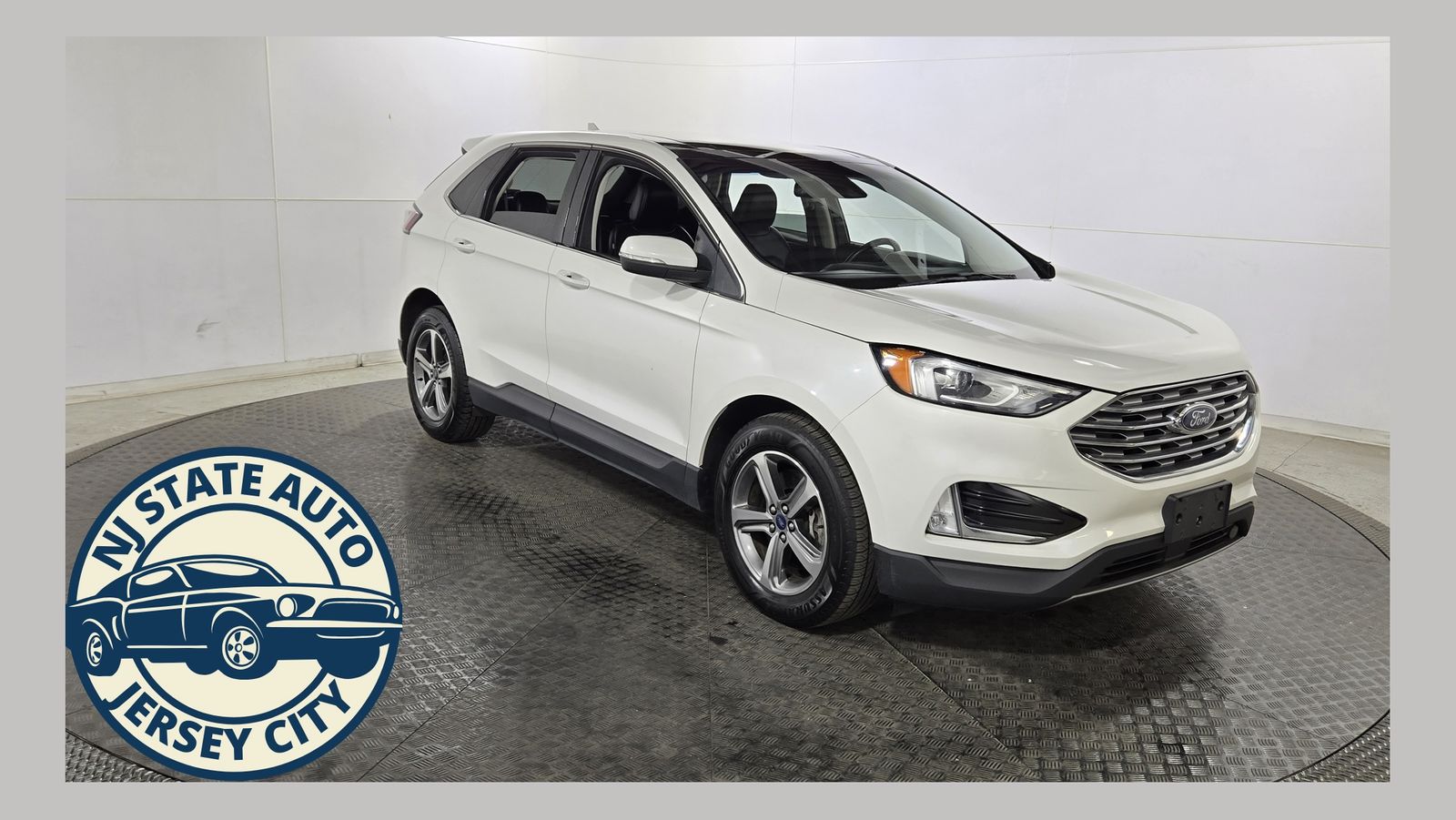 White Metallic 2020 Ford Edge SUV / Crossover All-Wheel Drive 8-Speed Automatic