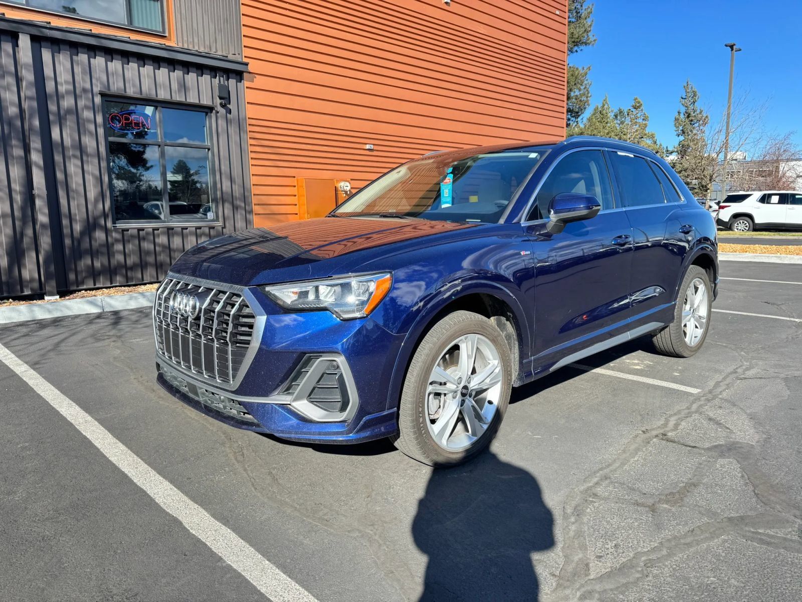 Blue Metallic 2022 Audi Q3 quattro Premium S Line 45 TFSI SUV / Crossover All-Wheel Drive 8-Speed Automatic