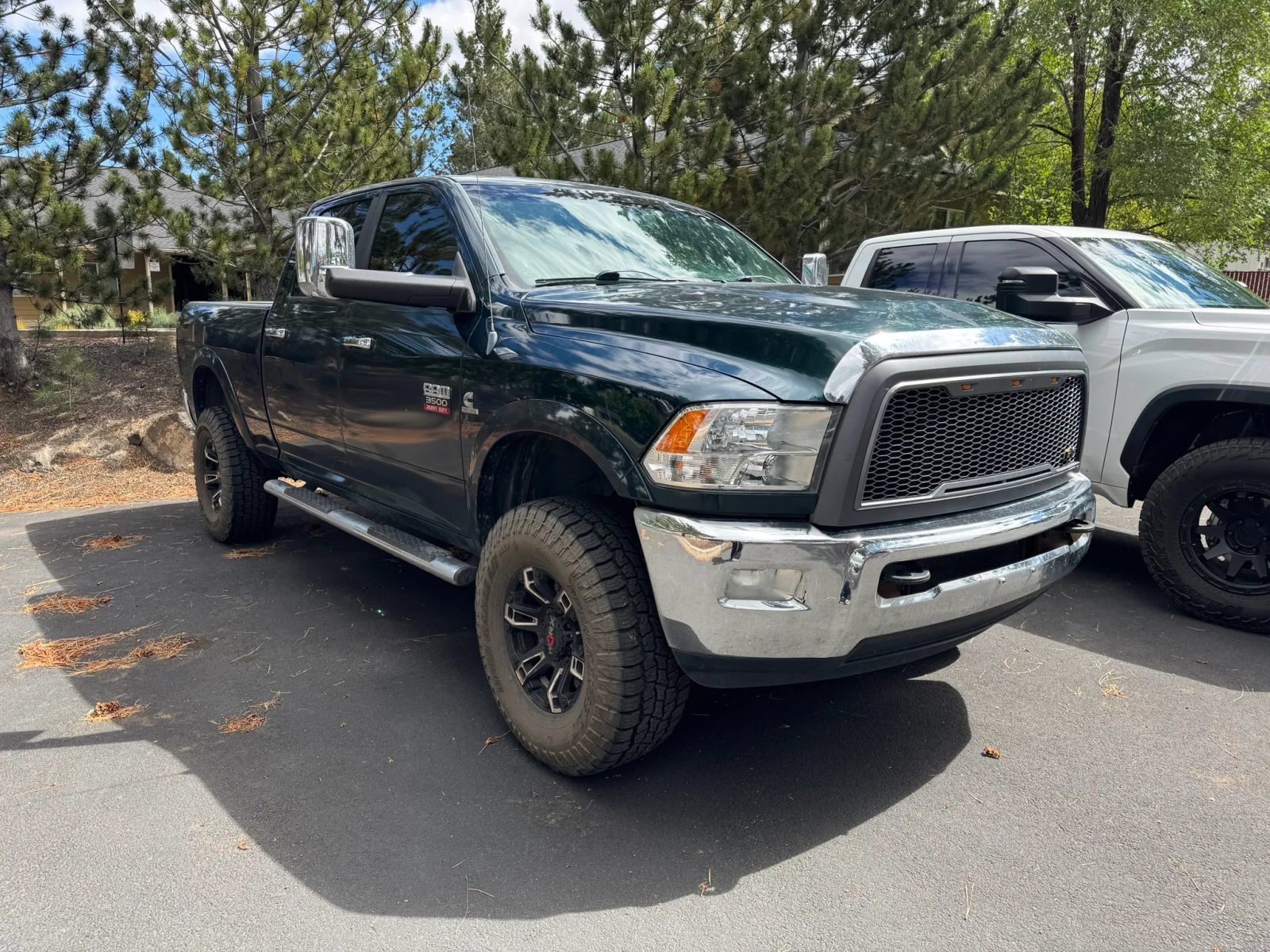 Hunter Green Pearlcoat 2011 RAM 3500 Pickup Truck  6-Speed Automatic