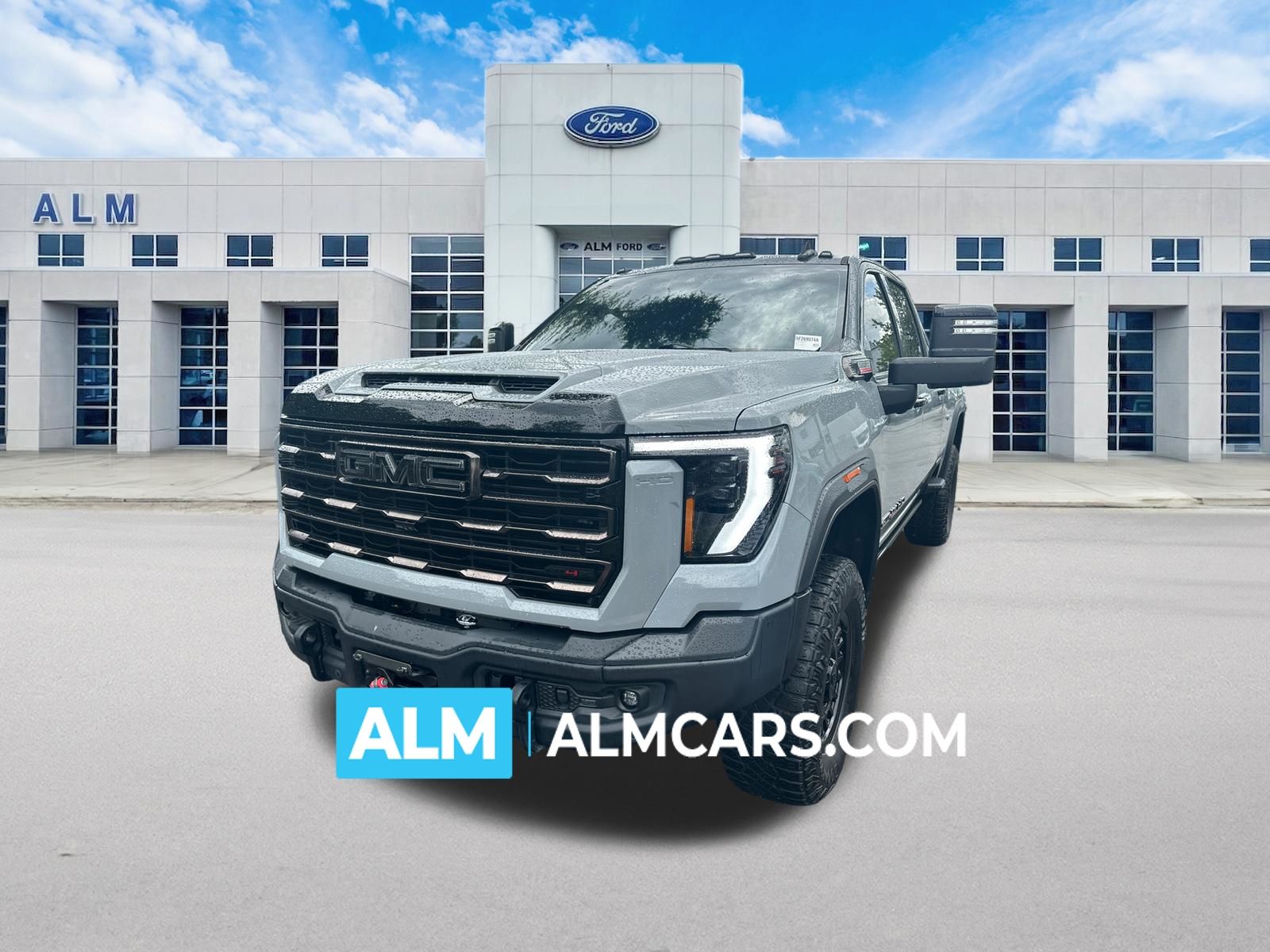 Thunderstorm Gray 2024 GMC Sierra 2500HD Pickup Truck Four-Wheel Drive Automatic