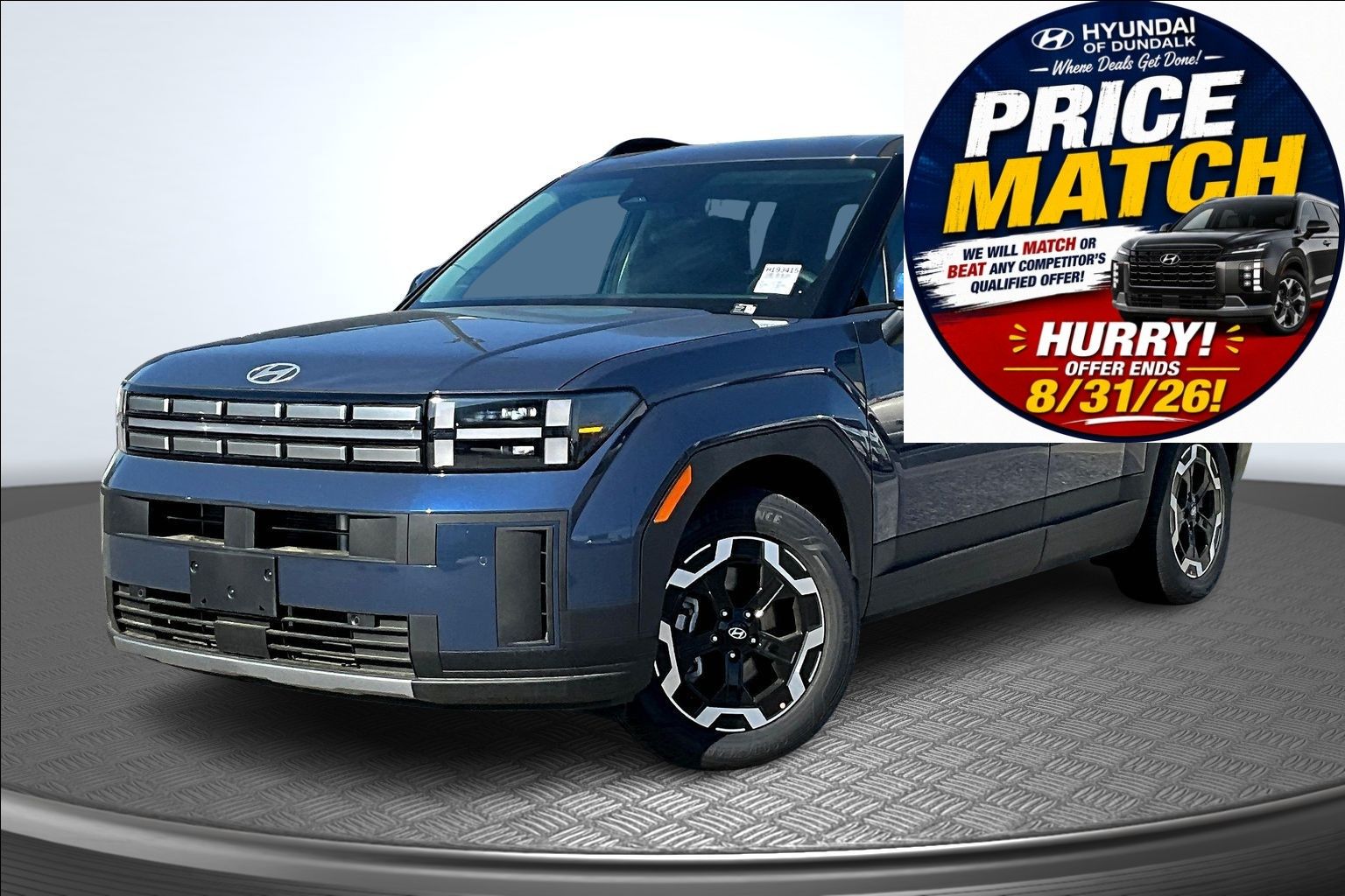 Atlantis Blue 2026 Hyundai Santa Fe SUV / Crossover All-Wheel Drive 8-Speed Automatic