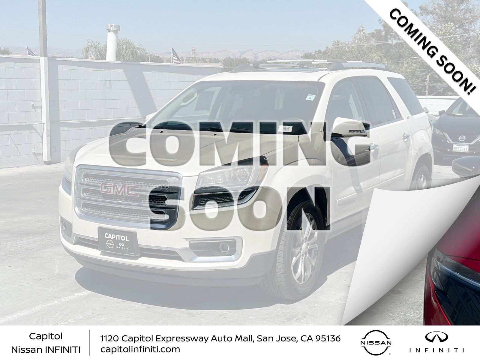 White Diamond Tricoat 2015 GMC Acadia SUV / Crossover All-Wheel Drive 6-Speed Automatic